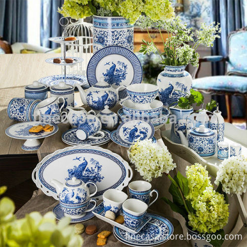 7 Inches Elegant Style Chinese Decorative Bowl of Blue in China